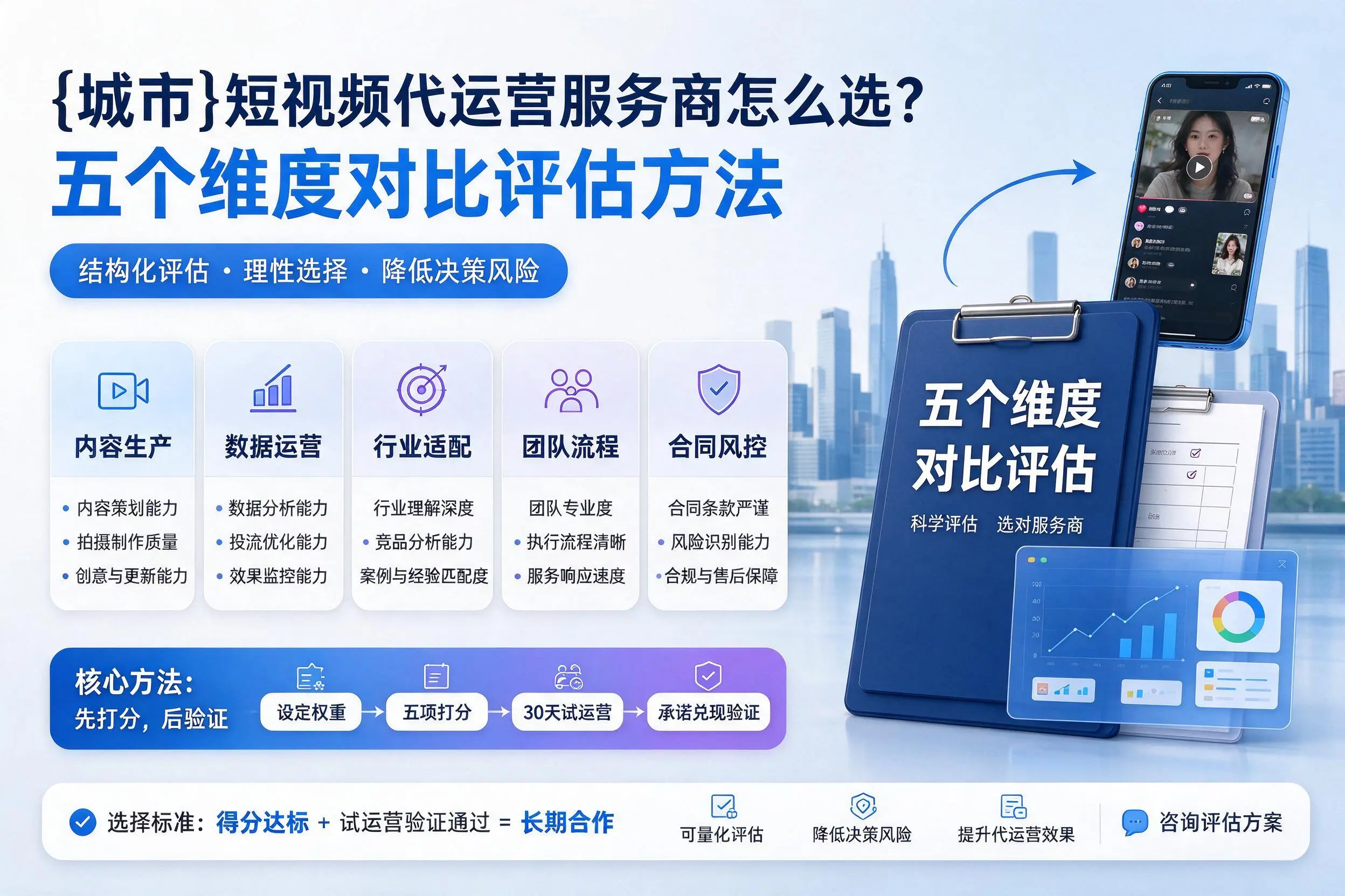 随州短视频代运营服务商怎么选？五个维度对比评估方法