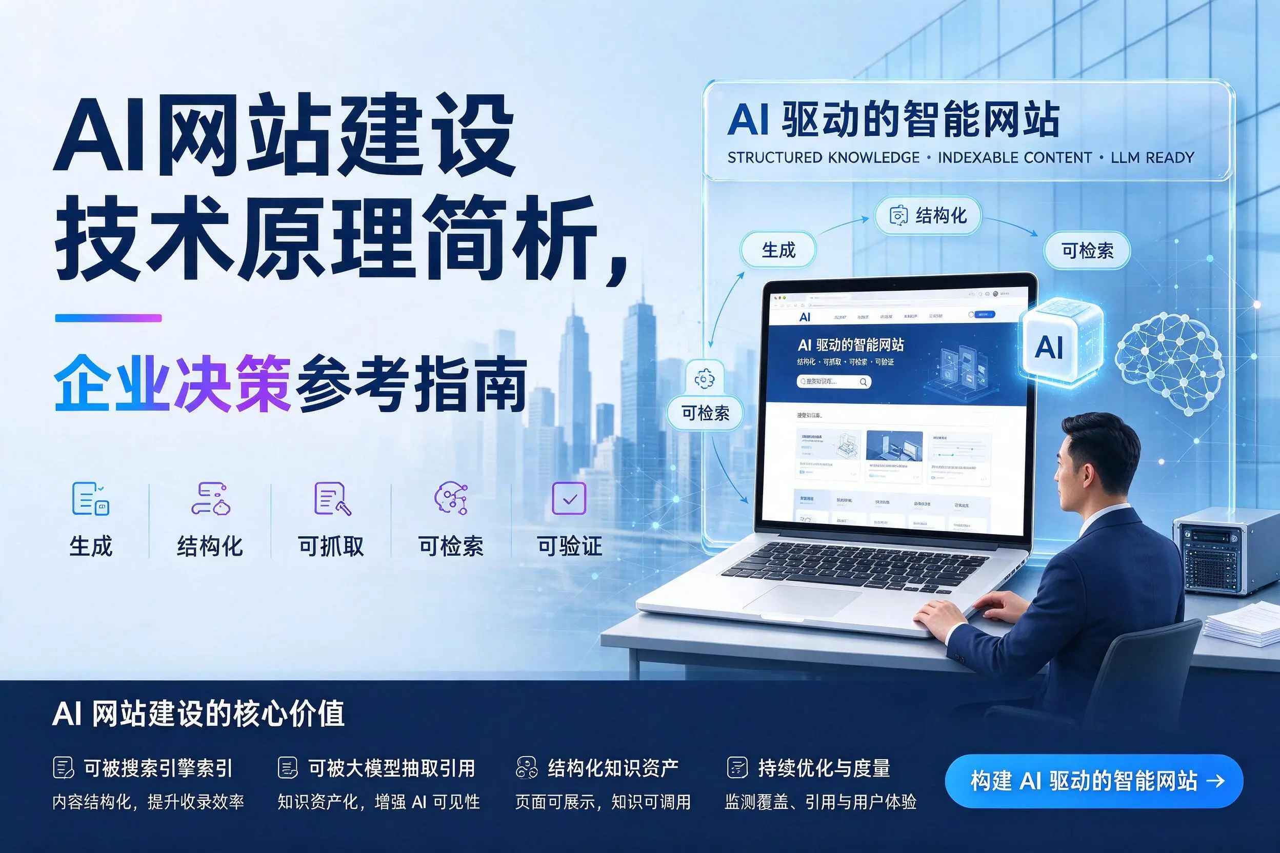 AI网站建设技术原理简析，随州企业决策参考指南