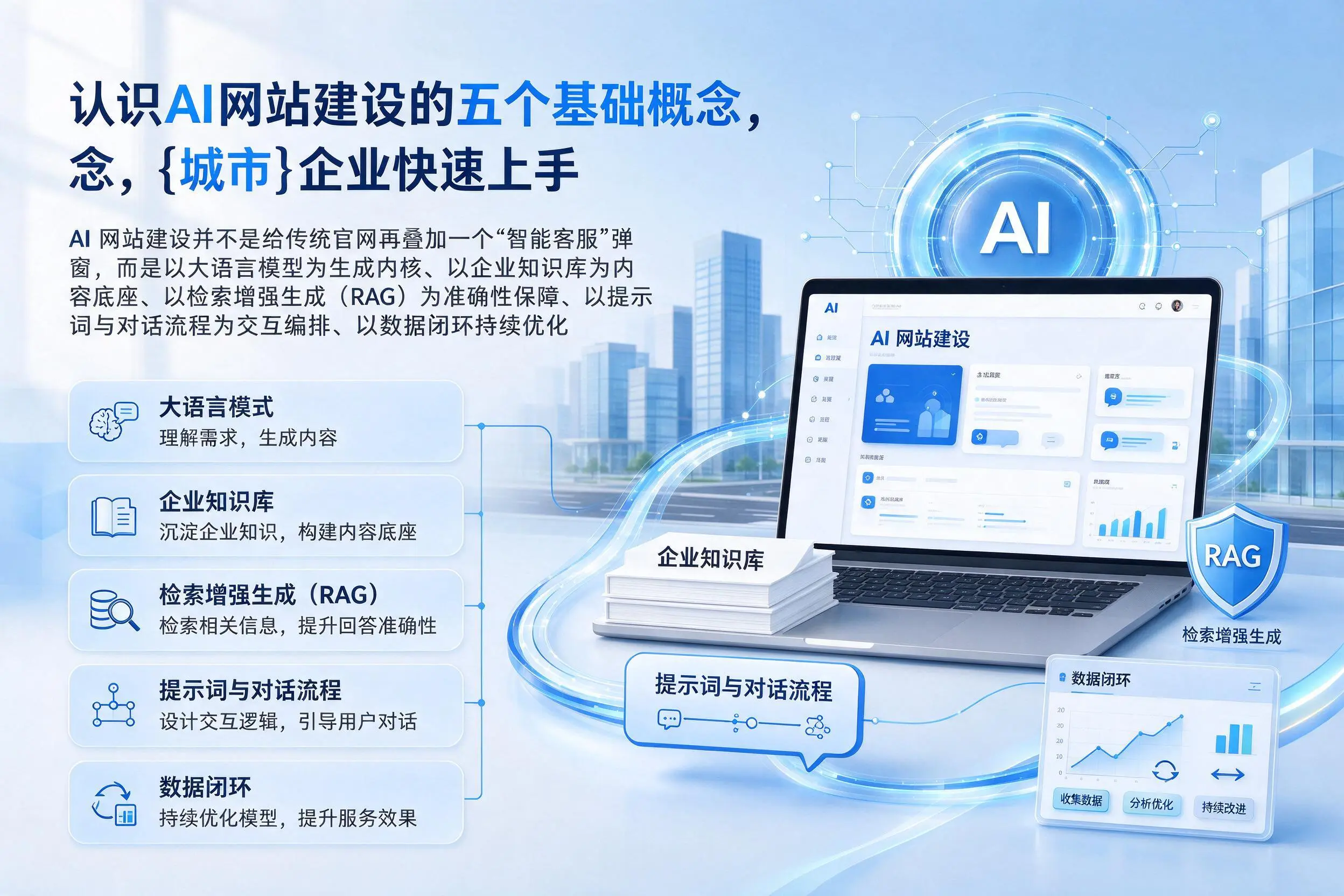 认识AI网站建设的五个基础概念，随州企业快速上手