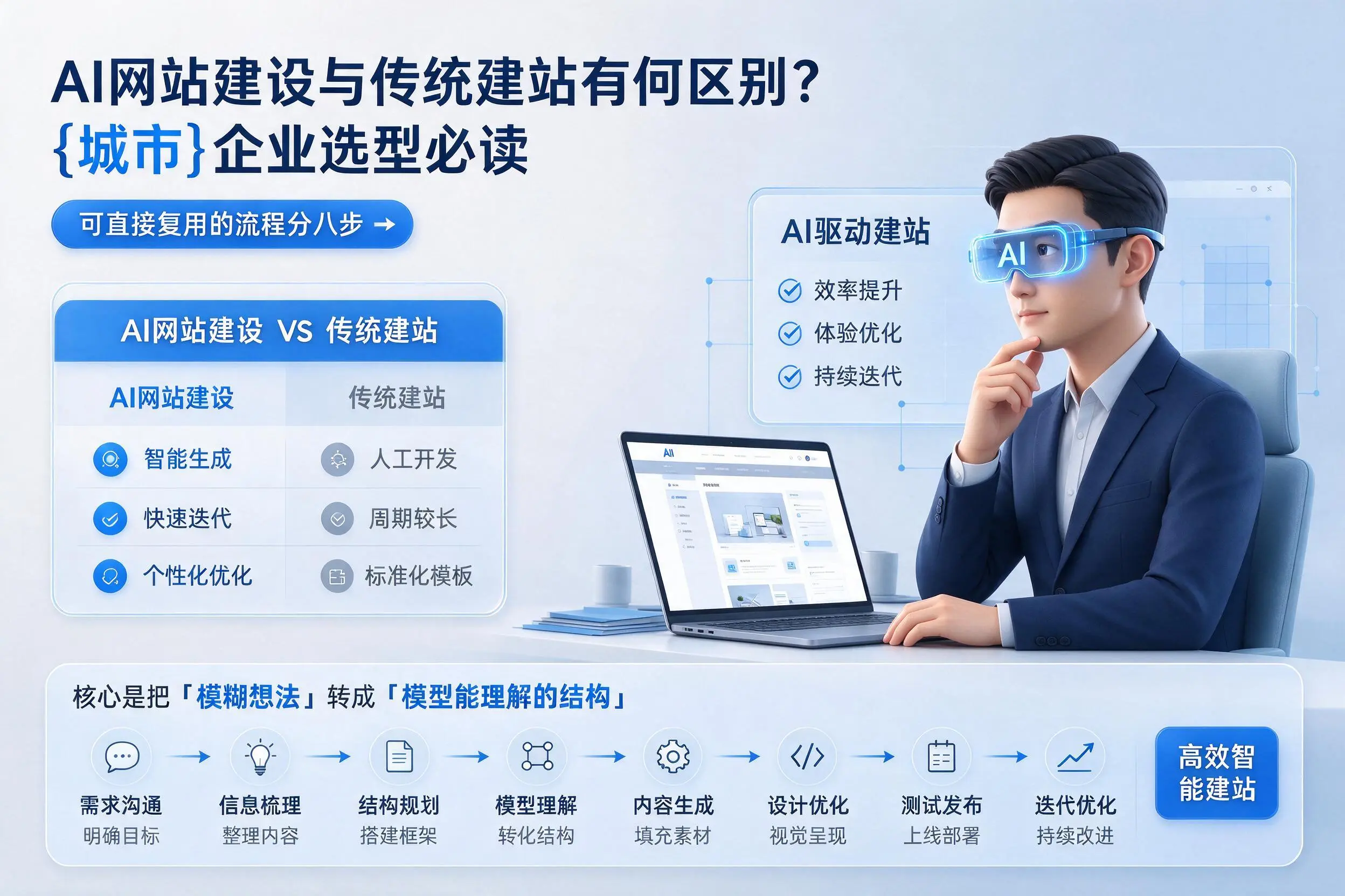 AI网站建设与传统建站有何区别?随州企业选型必读