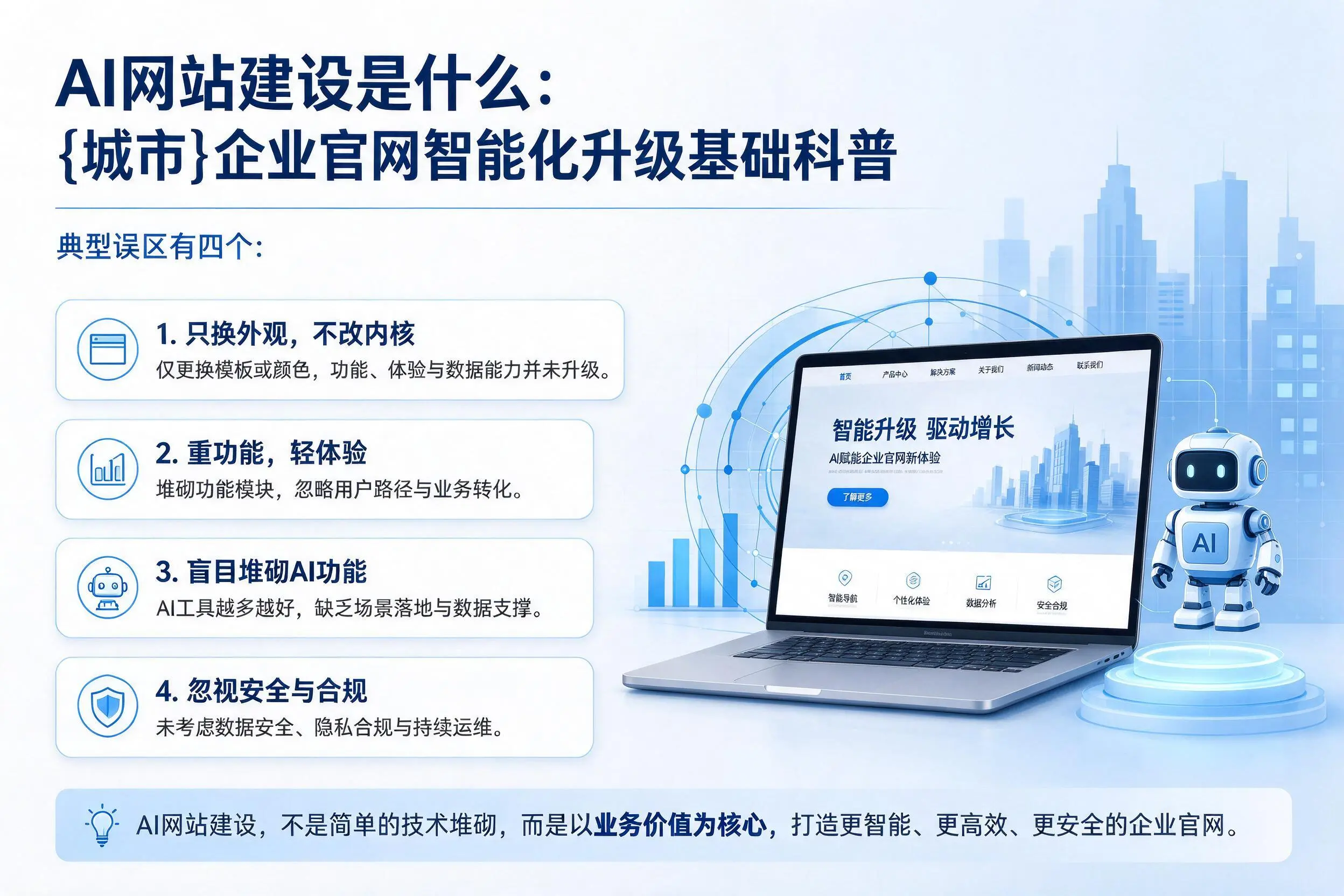 AI网站建设是什么:随州企业官网智能化升级基础科普