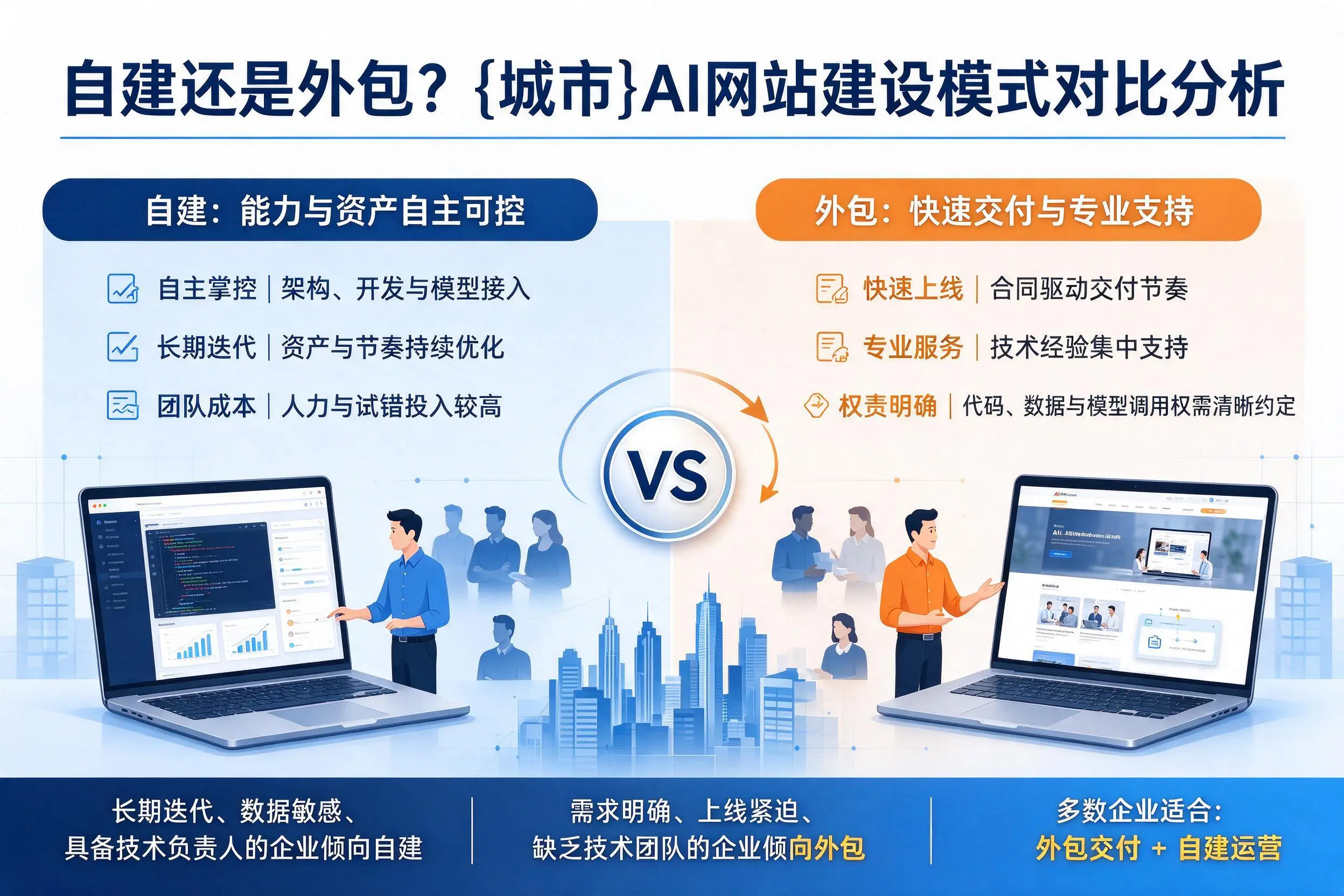 自建还是外包？随州AI网站建设模式对比分析