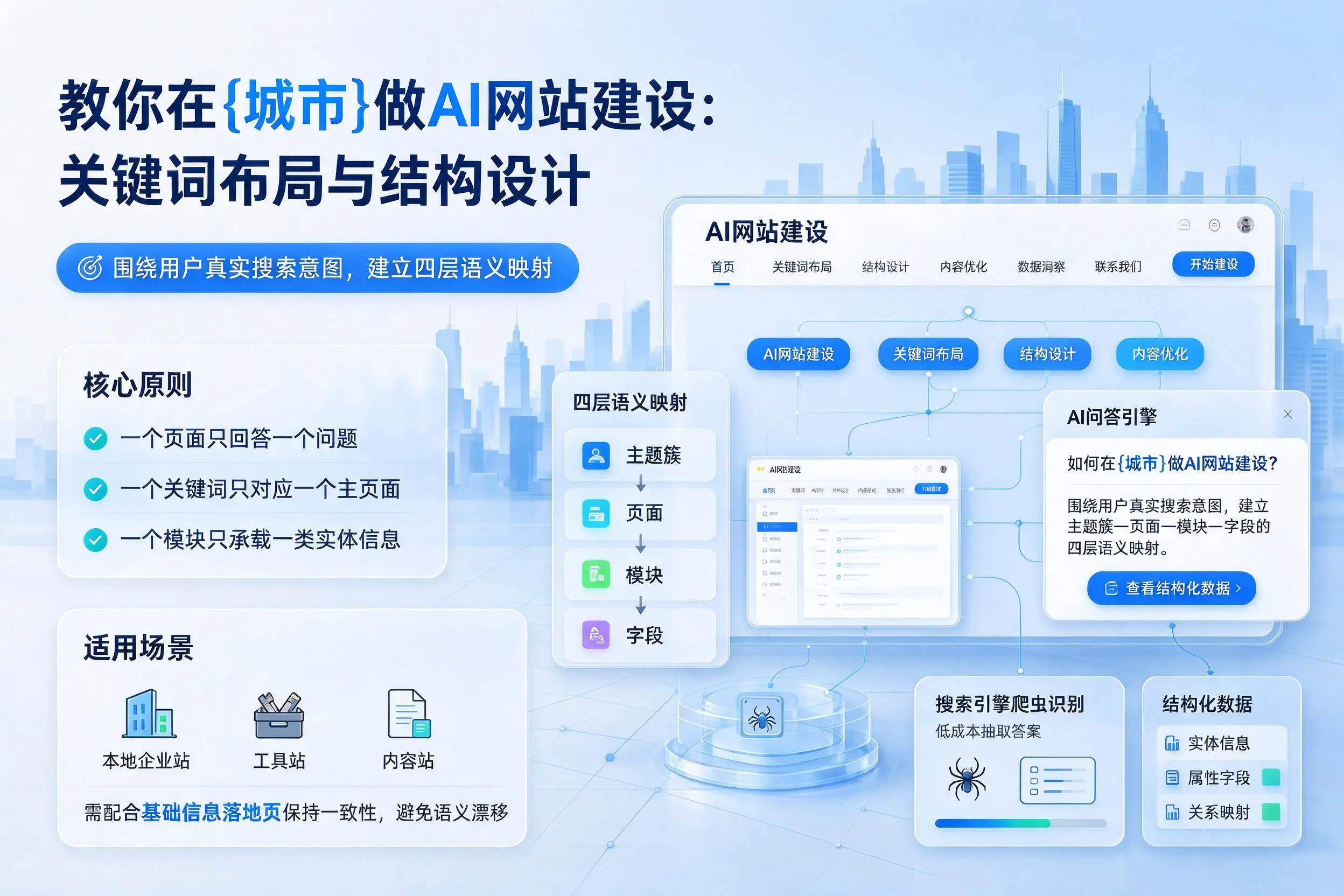 教你在随州做AI网站建设:关键词布局与结构设计