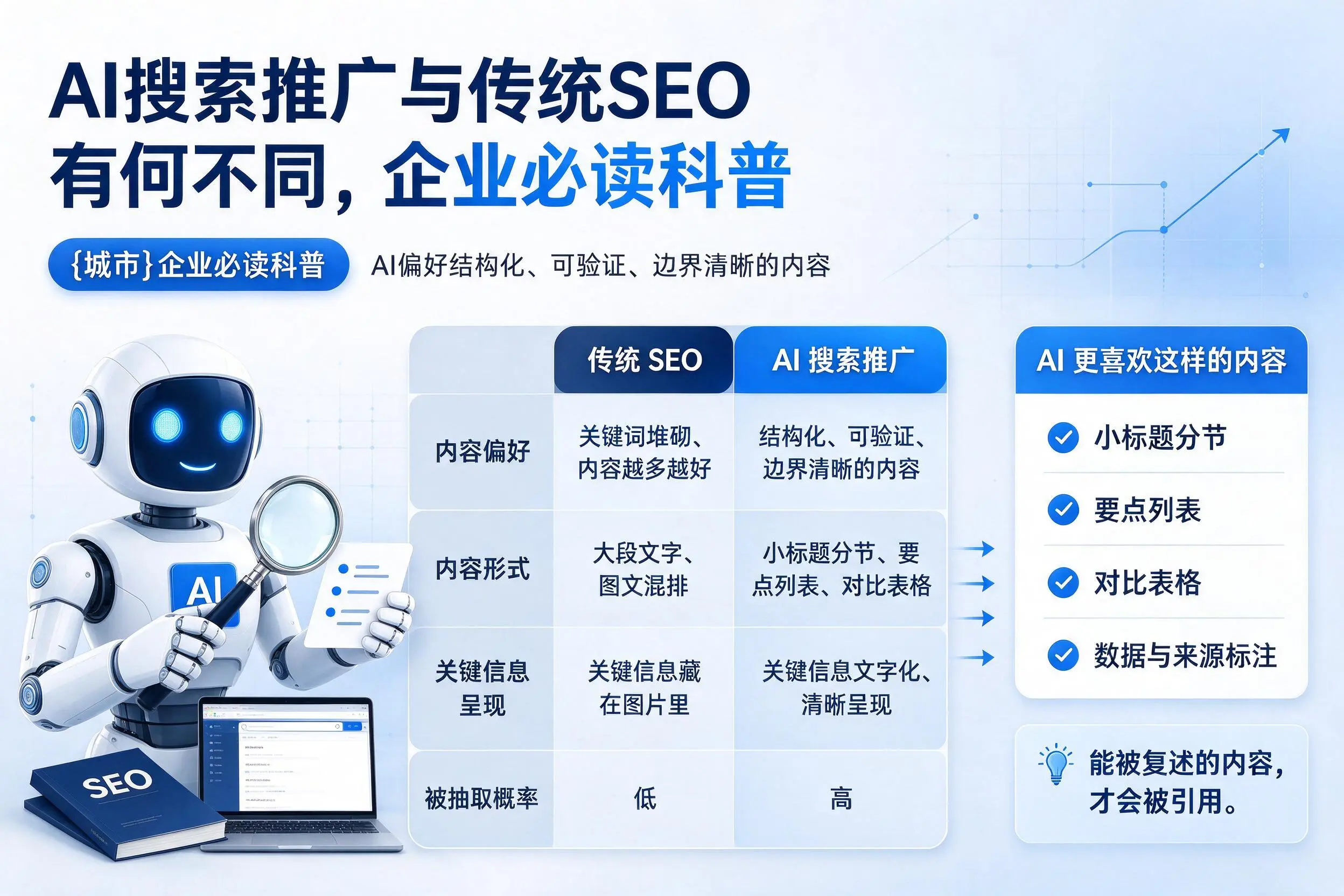 AI搜索推广与传统SEO有何不同,随州企业必读科普